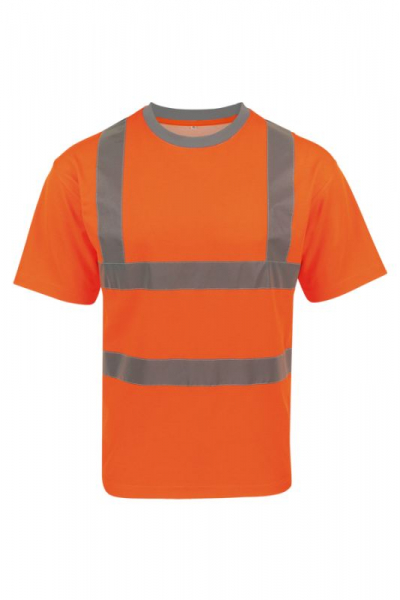 KORNTEX-Hi-Vis Poly-Cotton Shirt Barcelona, signal-orange