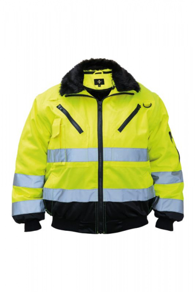 KORNTEX-Hi-Vis Pilotenjacke Oslo, signal gelb/schwarz