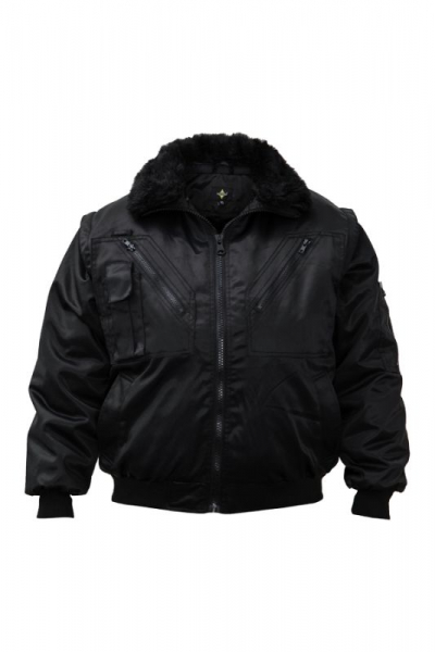 KORNTEX-Hi-Vis Pilotenjacke Oslo, schwarz