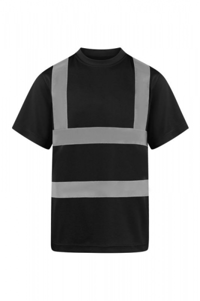 KORNTEX-Hi-Viz Warnschutz-T-Shirt, schwarz