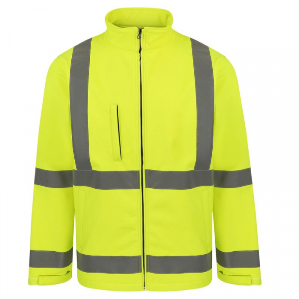 KORNTEX-Hi-Vis Softshelljacke, Turku, signal-gelb