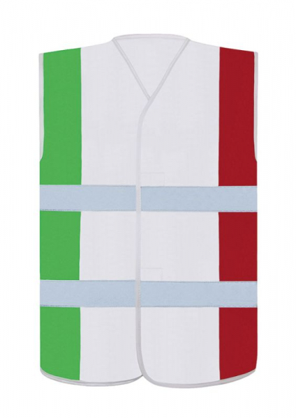 KORNTEX-Nationen-Warnweste Italy, CO2 Neutral, grn-wei-rot