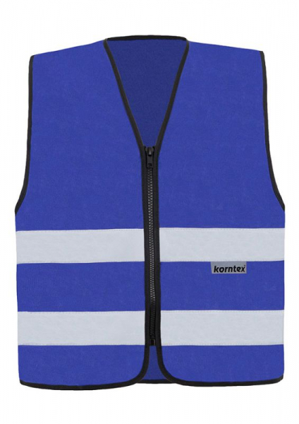 KORNTEX-Warnweste mit Reiverschluss, Cologne, Farbe: knigsblau