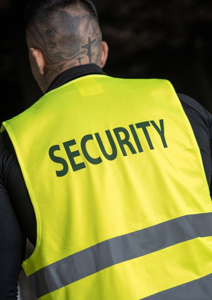 KORNTEX-Warnweste Passau SECURITY, Farbe: Signalgelb