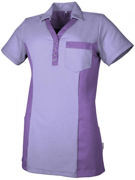 Teamdress-Service, Damen Polokasack, mit Brusttasche, lavendel/lila