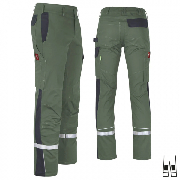 Bundhose ecoFlex +Refl. 17353 oliv/schwarz