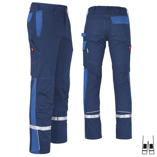 Bundhose ecoFlex +Refl. 17353 marine/blau