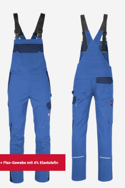 Latzhose ecoFlex blau/marine