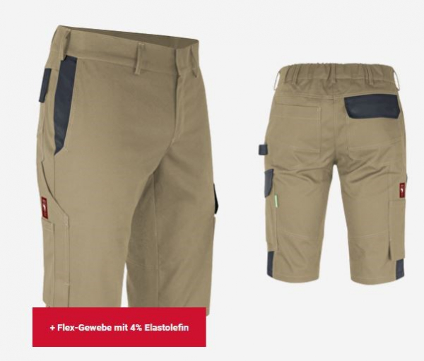 Shorts ecoFlex sahara/schwarz