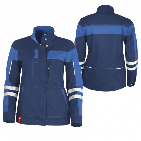 Damenjacke ecoFlex +Refl. 17353 marine/blau