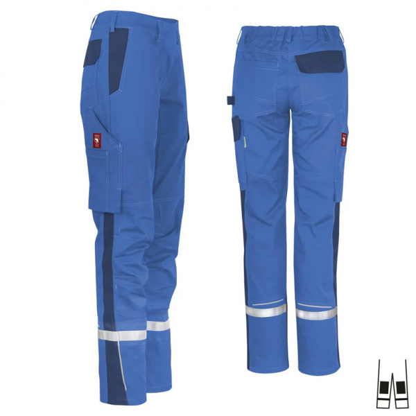 Damenhose ecoFlex +Refl. 17353 blau/marine
