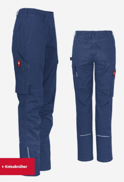 Damenhose uni ecoFlex marine