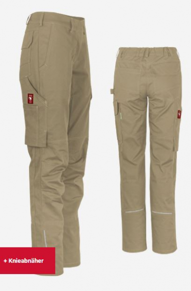 Damenhose uni ecoFlex sahara