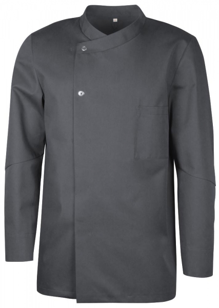 Teamdress-Service, Herren-Kochjacke mit Brusttasche, anthrazit