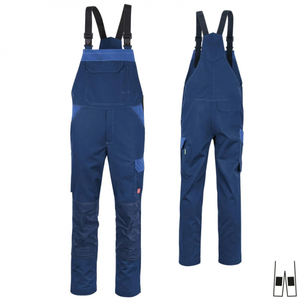 Latzhose ecoLight +KT marine/blau