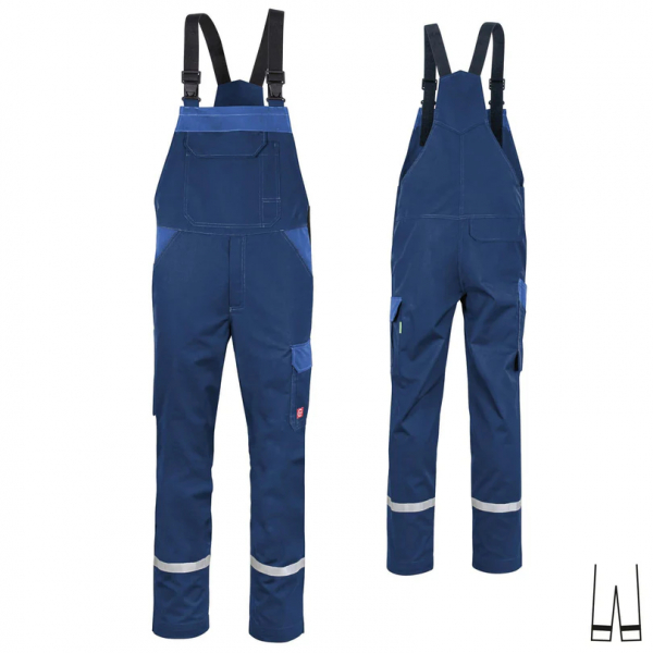 Latzhose ecoLight +Ref 17353 marine/blau