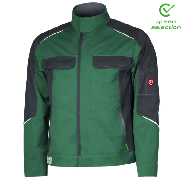 Teamdress-Jacke ecoRover, grn/schwarz/grau