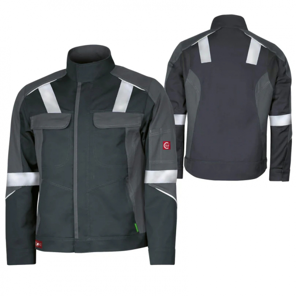 Jacke ecoRover +Refl. 17353 schwarz/grau