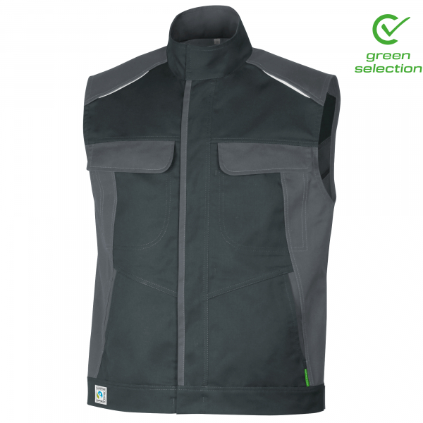 Teamdress-Weste ecoRover, schwarz/grau