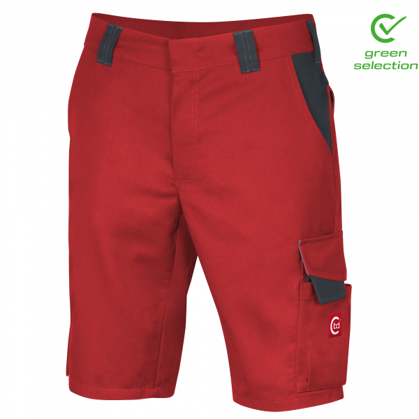 Teamdress-Shorts ecoRover, rot/schwarz/grau