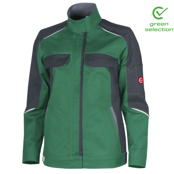 Teamdress-Damenjacke ecoRover, grn/schwarz/grau