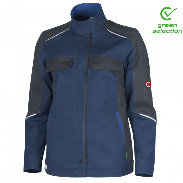 Teamdress-Damenjacke ecoRover, marine/schwarz/blau