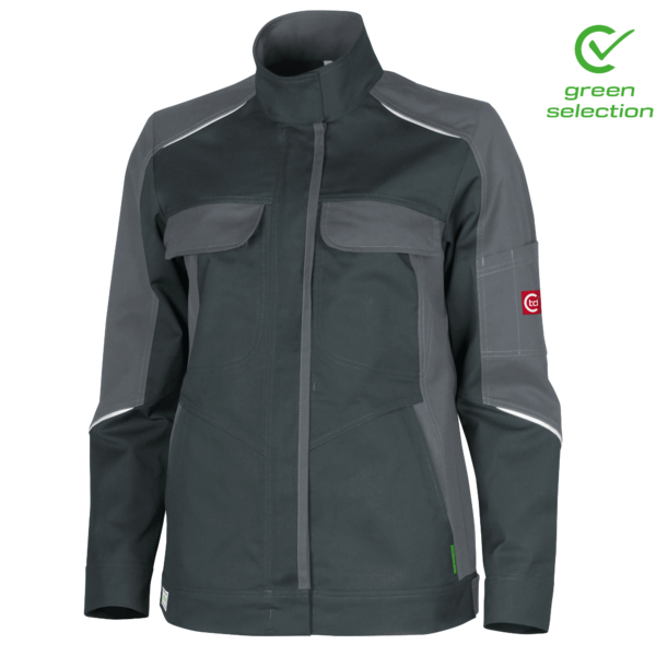 Teamdress-Damenjacke ecoRover, schwarz/grau