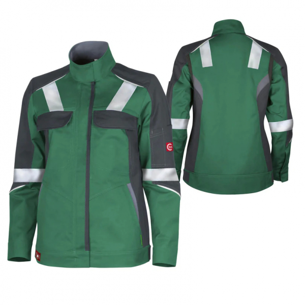 Damenjacke ecoRover +Refl. 17353 grün/schwarz/grau