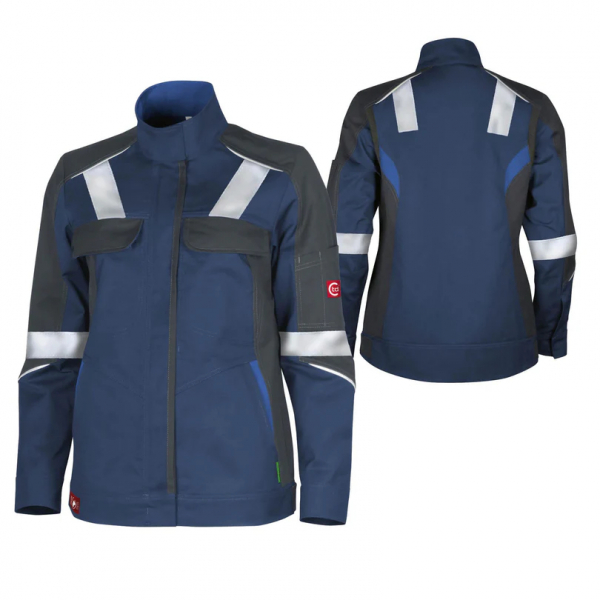Damenjacke ecoRover +Refl. 17353 marine/schw/blau