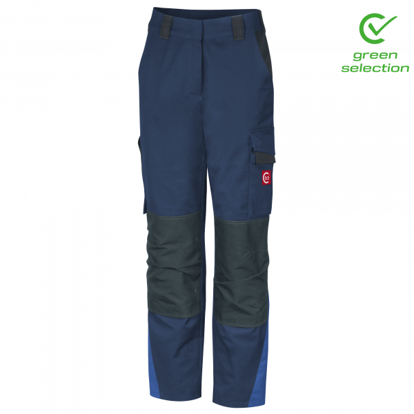 Teamdress-Damenhose ecoRover, marine/schwarz/blau