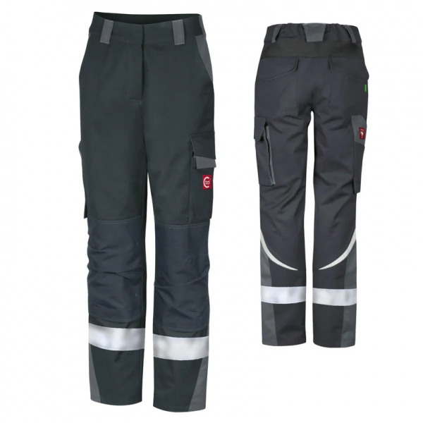 Damen Bundhose ecoRover +Refl.17353 schwarz/grau
