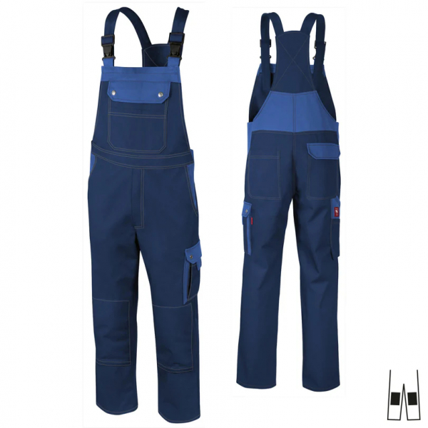 Latzhose Top Runner +KT marine/kornblau