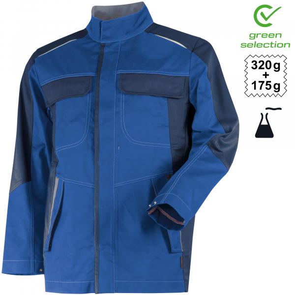 Teamdress-Jacke ecoRover Safety Plus, blau/marine/grau