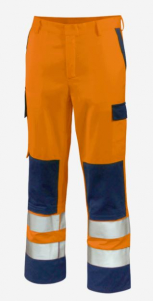 Bundhose HighVisMulti leicht +CH warnorange/marine