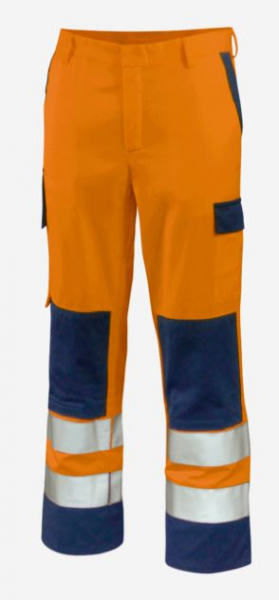 Bundhose HighVisMulti leicht oCH warnorange/marine