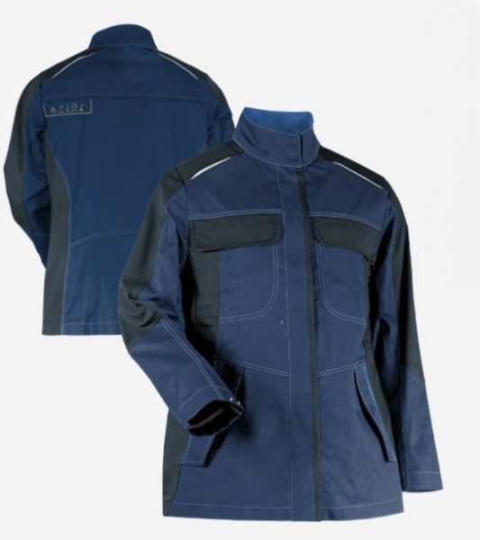 Damenjacke ecoRover Safety +CH marine/schwarz/blau