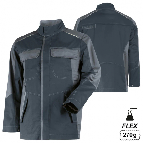 Jacke ecoRover Safety Flex +CH schwarz/grau