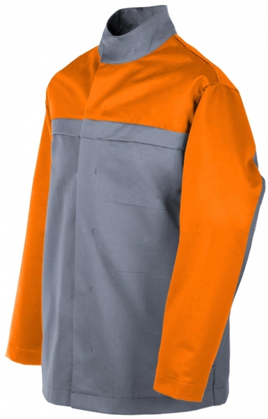 Teamdress-PSA, Gießerei/Schweißer-Jacke, EN ISO 11612, grau/orange