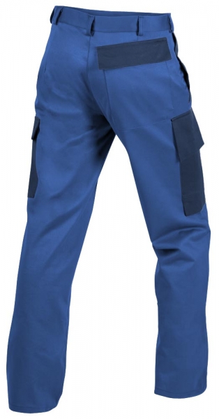 Teamdress-PSA, Gieerei/Schweier-Bundhose mit Beintaschen, EN ISO 11612, kornblau/marine