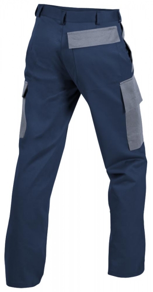 Teamdress-PSA, Gieerei/Schweier-Bundhose mit Bein- und Knietaschen, EN ISO 11612, marine/grau