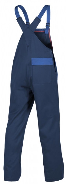 Teamdress-PSA, Gieerei/Schweier-Latzhose, EN ISO 11612, marine/kornblau