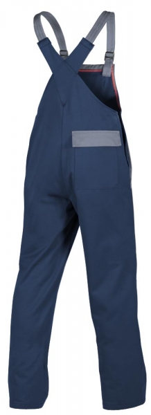 Teamdress-PSA, Gieerei/Schweier-Latzhose, EN ISO 11612, marine/grau