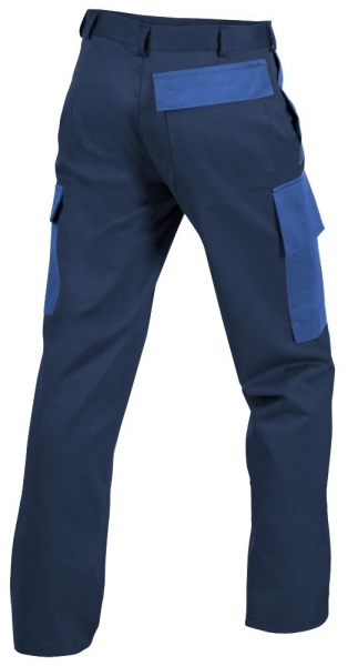 Teamdress-PSA, Multinorm, Bundhose, 1-lagig, EN 13034, Kl. 1, marine/kornblau