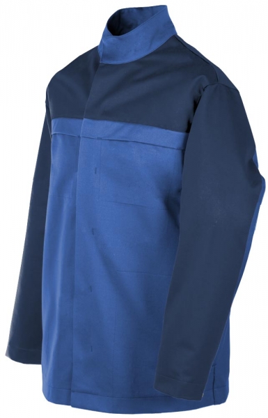 Teamdress-PSA, Gieerei/Schweier-Jacke, Kl. 1, EN ISO 11612, kornblau/marine