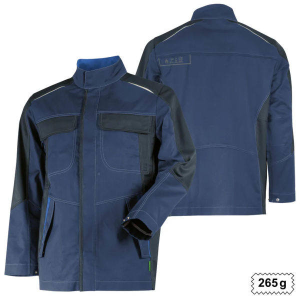 Teamdress-Jacke ecoRover Safety, marine/schwarz/blau