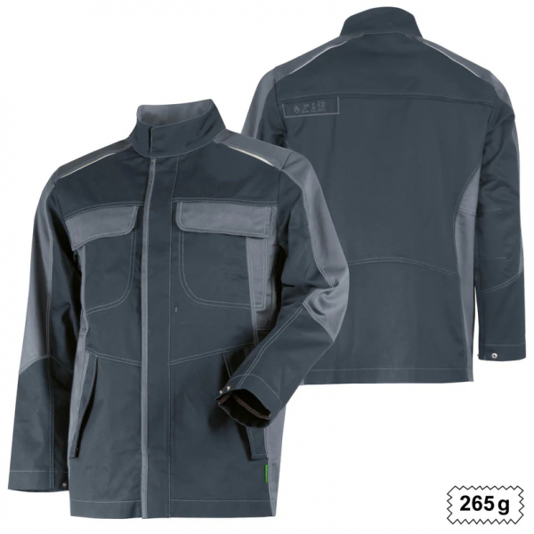 Teamdress-Jacke ecoRover Safety, schwarz/grau
