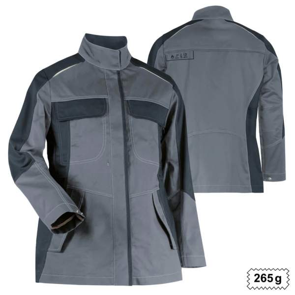 Damenjacke ecoRover Safety oCH grau/schwarz