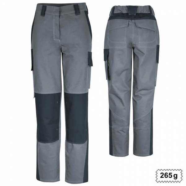 Damenhose ecoRover Safety oCH grau/schwarz
