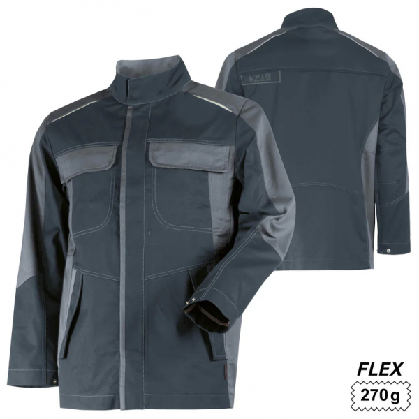 Jacke ecoRover Safety Flex oCH schwarz/grau