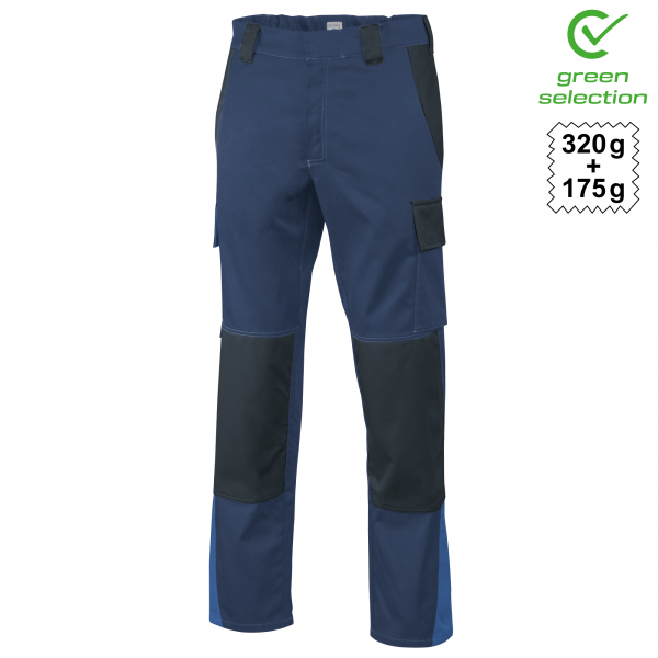 Teamdress-Bundhose ecoRover Safety Plus, marine/schwarz/blau